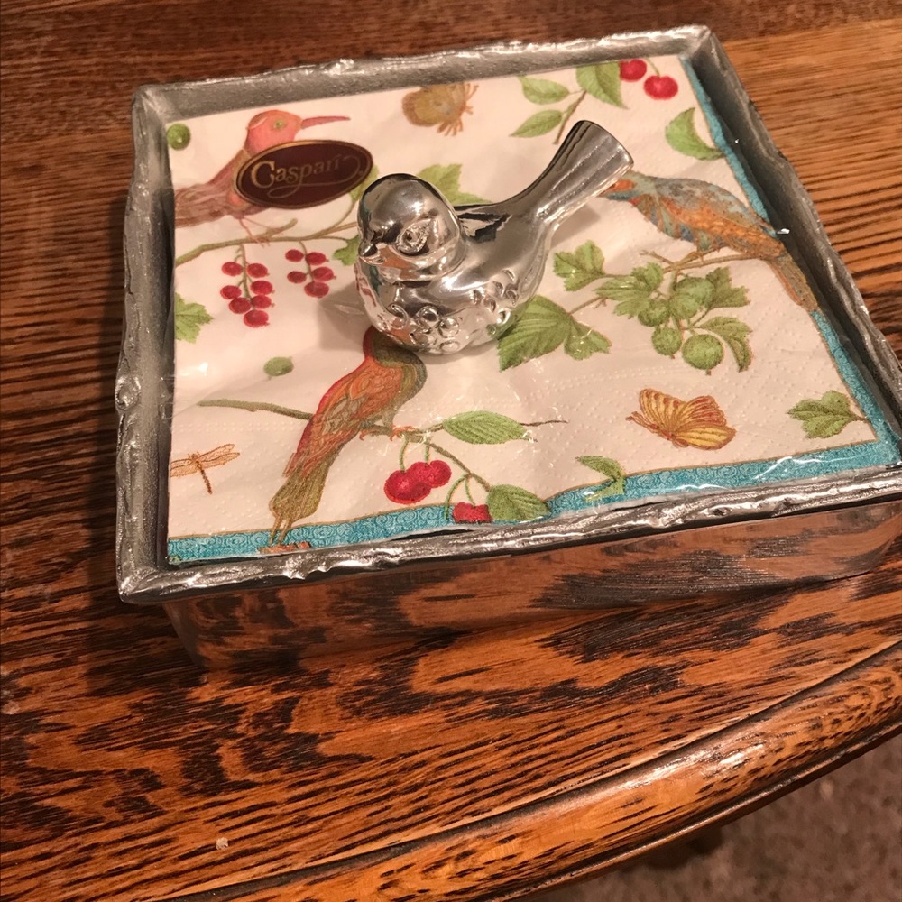 Armetale napkin holder